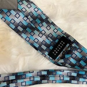 Bergano New York silk tie